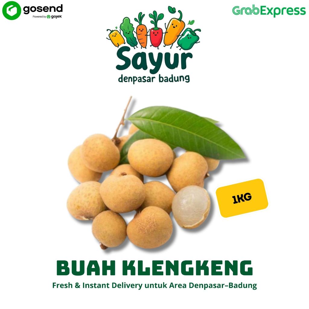 Buah Kelengkeng 1kg - Sayur Denpasar Badung