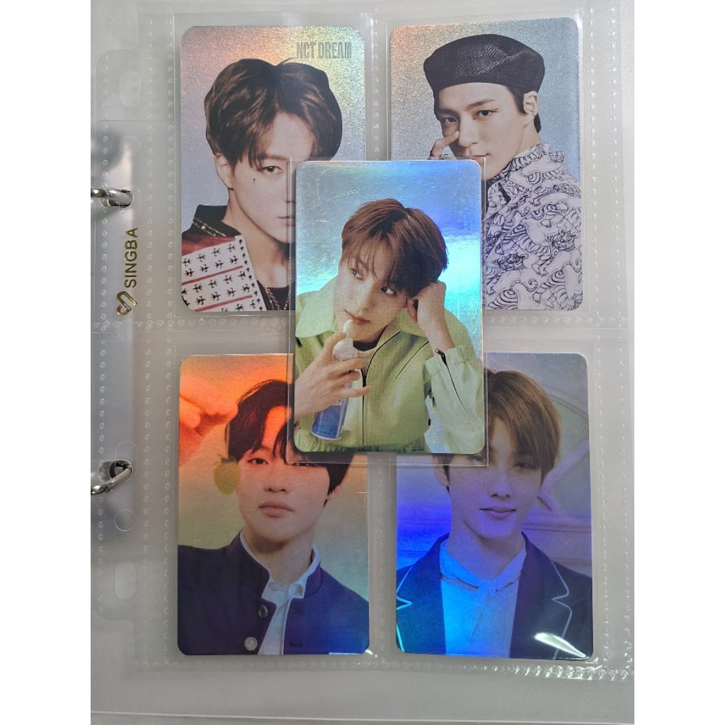 READY PHOTOCARD HOLO NCT DREAM JENO RELOAD SMTOWN MD HELLO FUTURE BENE SG21 CHENLE JISUNG SG22