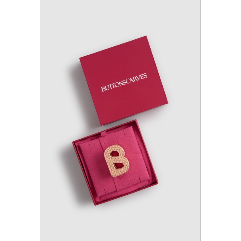 Wicker Ring Brooch Buttonscarves Hematite Silver Gold Rosegold