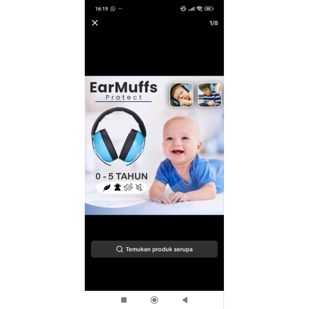 Preloved Earmuff Bayi