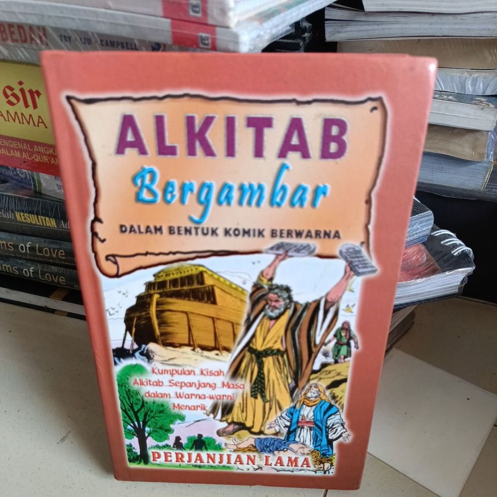ALKITAB BERGAMBAR ,DALAM BENTUK KOMIK BERWARNA PERJANJIAN LAMA.ORIGINAL