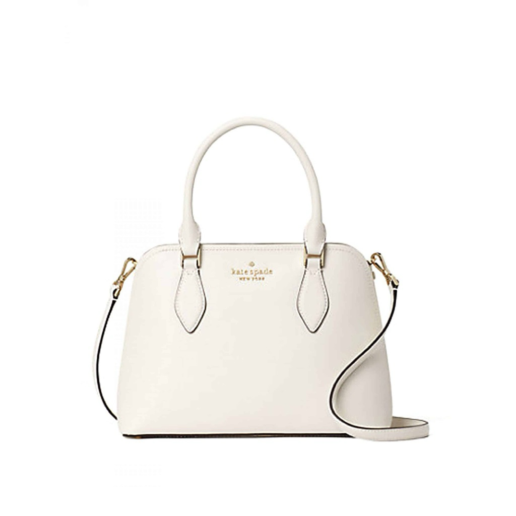 PRELOVED Orginal Kate Spade Small Satchel Darchy Parchment in Chalk White / Tas Kate Spade / Tas Kan