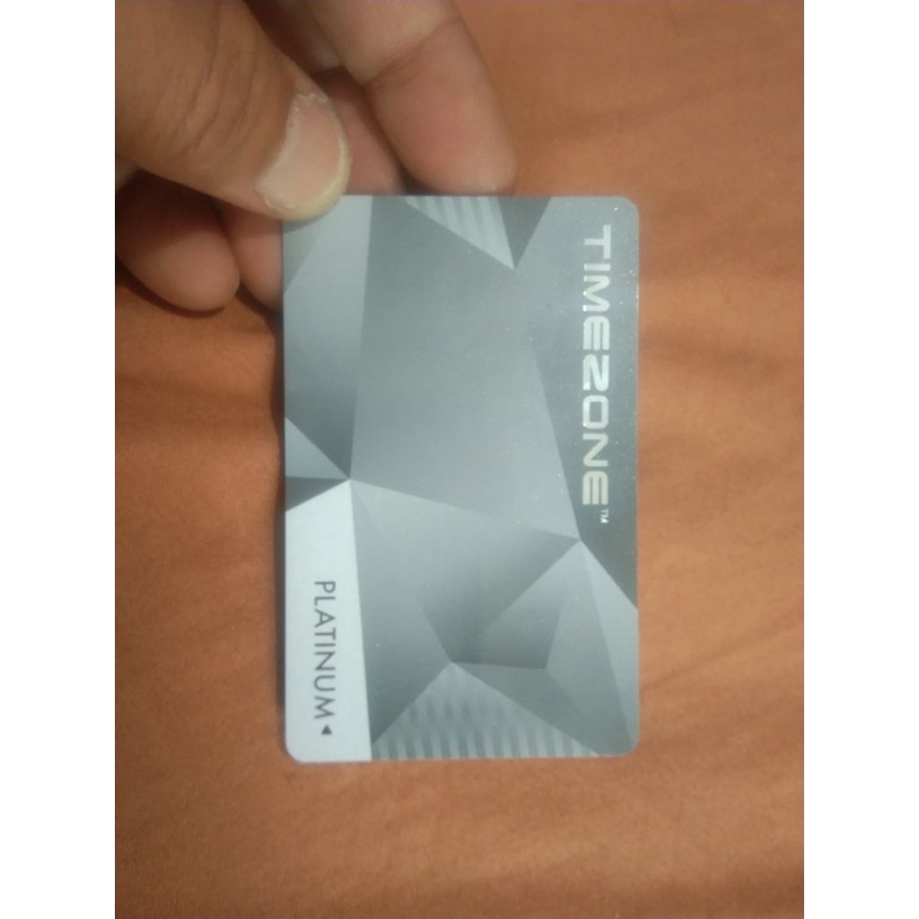 Kartu PLATINUM Timezone 100.000 Tickets Didalam Kartu