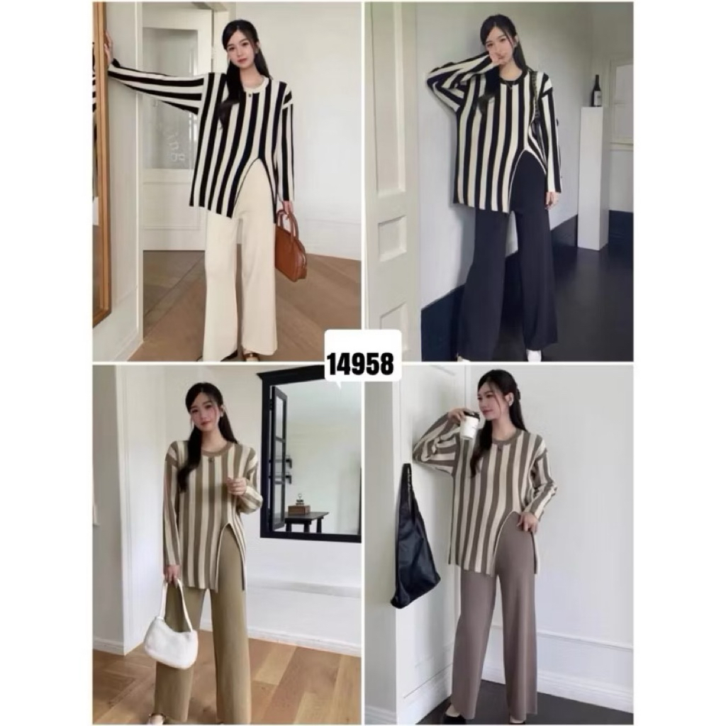 SYFBELL SETELAN KNIT IMP | setcel wanita knit premium import