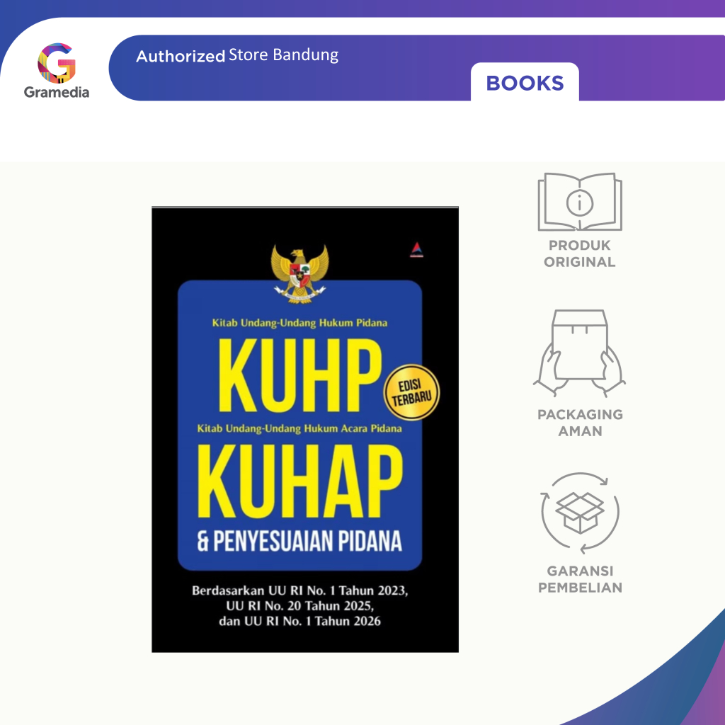 Gramedia Bandung - KUHP, KUHAP & Penyesuaian Pidana