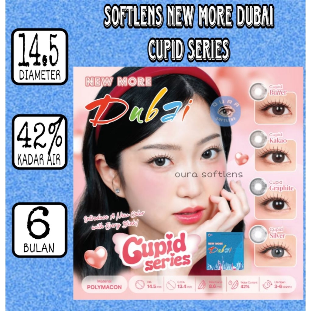 [INSTAN/COD] Softlens New More Dubai Cupid Series/More Dubai Cupid/Softlens New More dubai