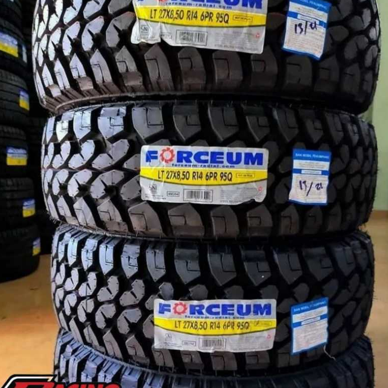 Ban Mobil Offroad ring 14 ukuran 27x8,5 R14 Forceum MT