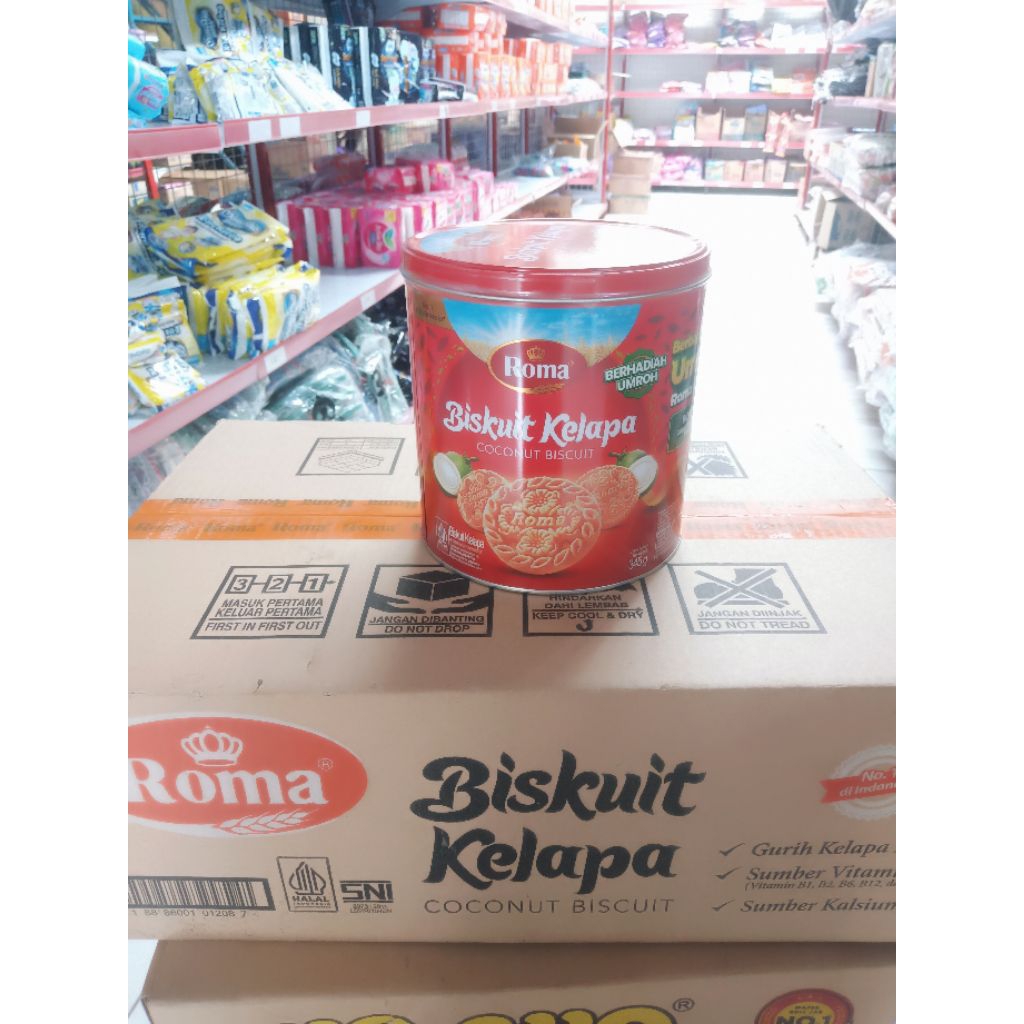 Roma kelapa kaleng 1karton isi 6 @345gr