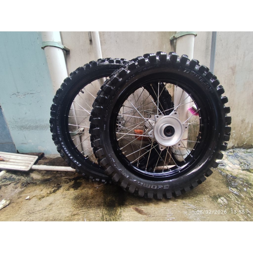 velg ori copotan crf 150L ban pacul dunlop giomax