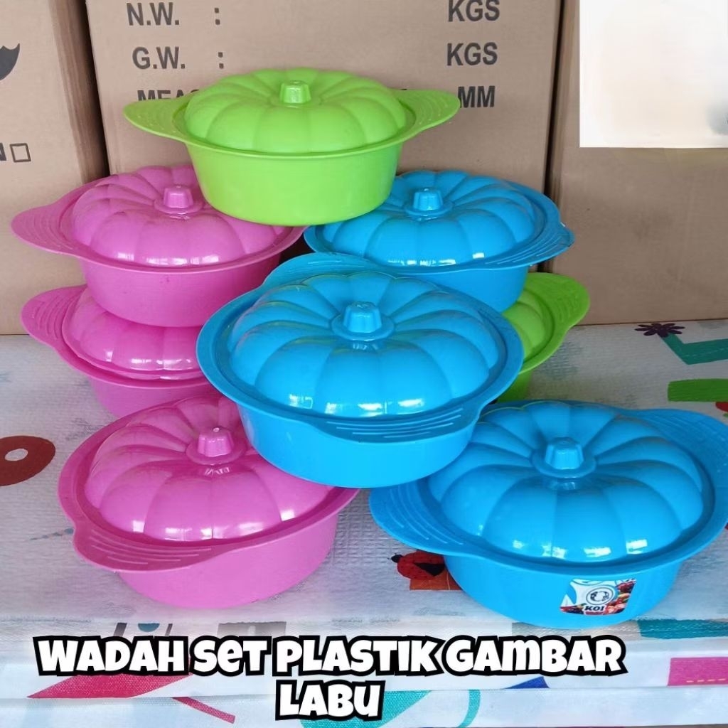 Basi Bulat Tutup Labu / Basi Prasmanan Wadah Sayur