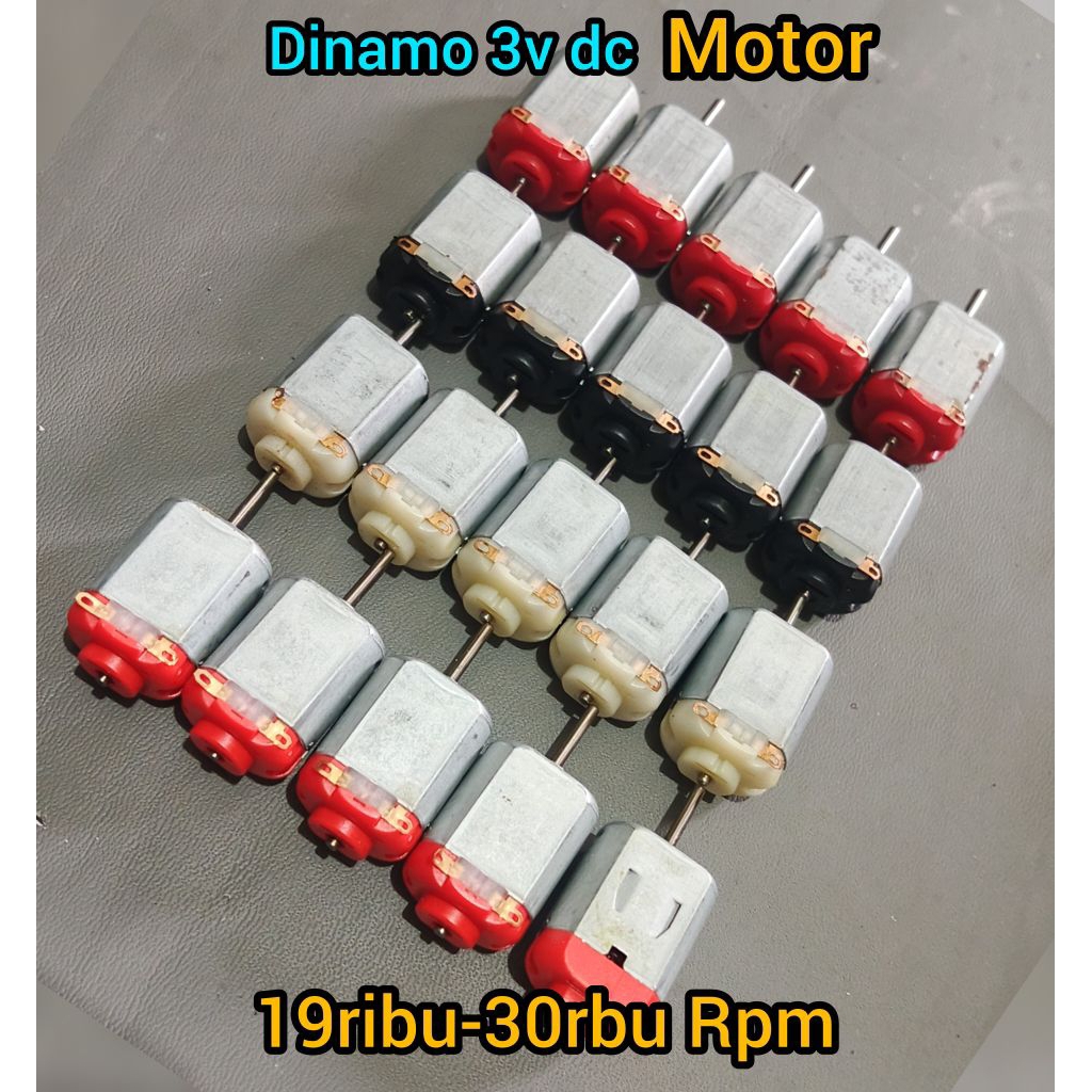 DINAMO 3V DC MOTOR TOYS DYNAMO 19000-30000RPM BARANG BARU
