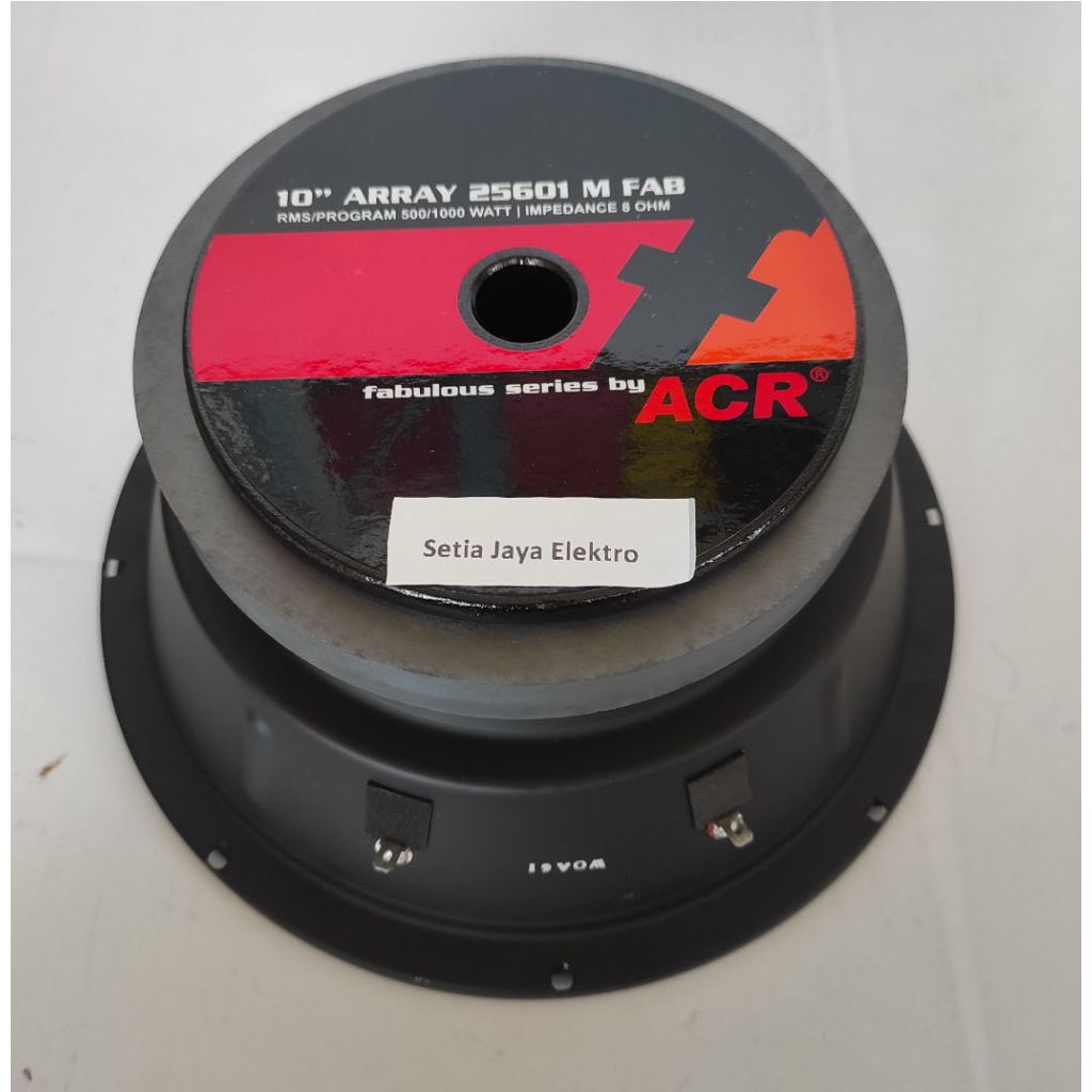 Speaker ACR FABULOUS ARRAY 10 INCH 25601 M FAB VAKUM ORIGINAL Speaker vacum ACR 10"