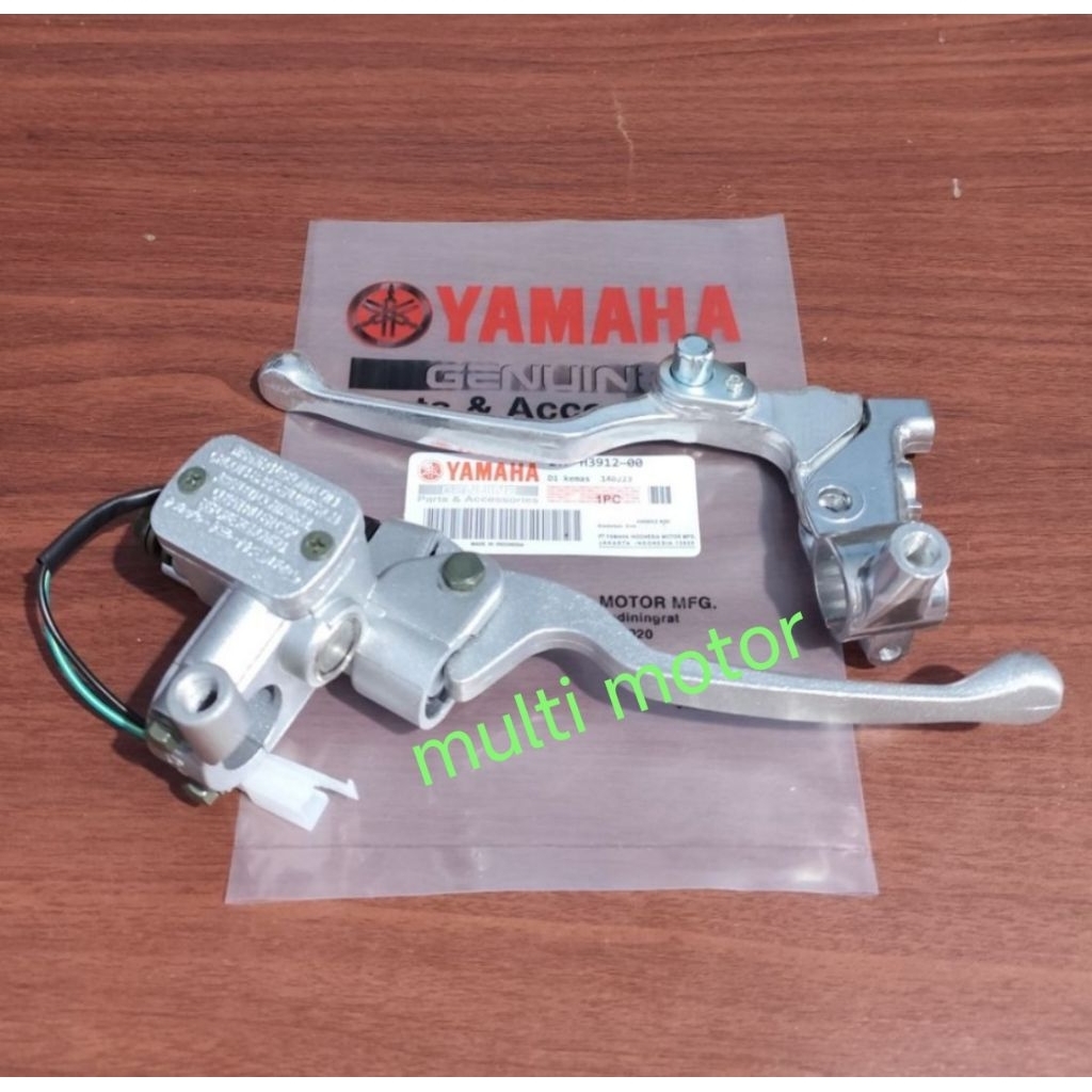 handle kiri plus dudukan handle plus master rem set depan yamaha fino 125 fi,fino 125 sporty,fino 12