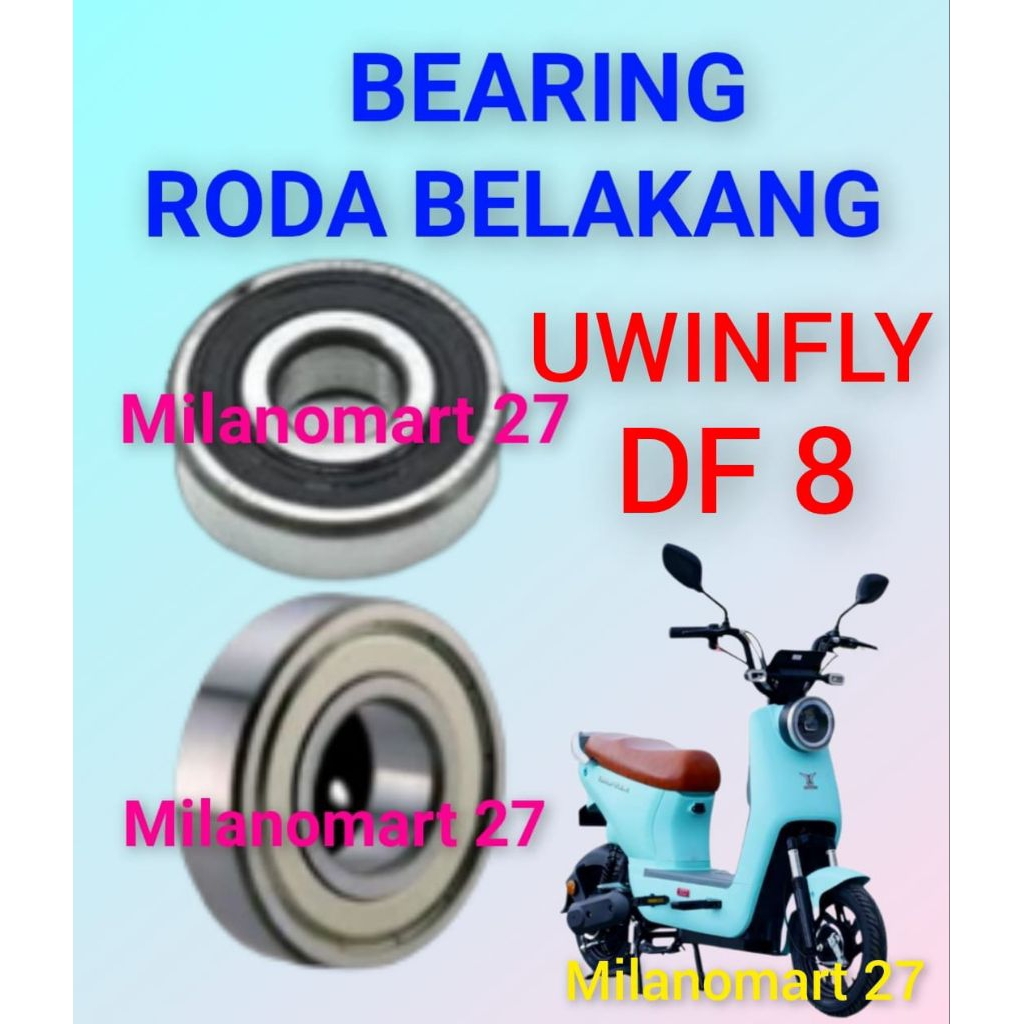 bearing roda belakang sepeda listrik uwinfly DF8 laker klahar roda dinamo belakang sepeda listrik uw