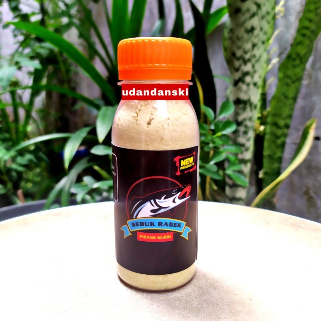 Serbuk Doping Umpan Radek Aroma Pisang Raja Pengumpul Ikan Super Rame & BABON
