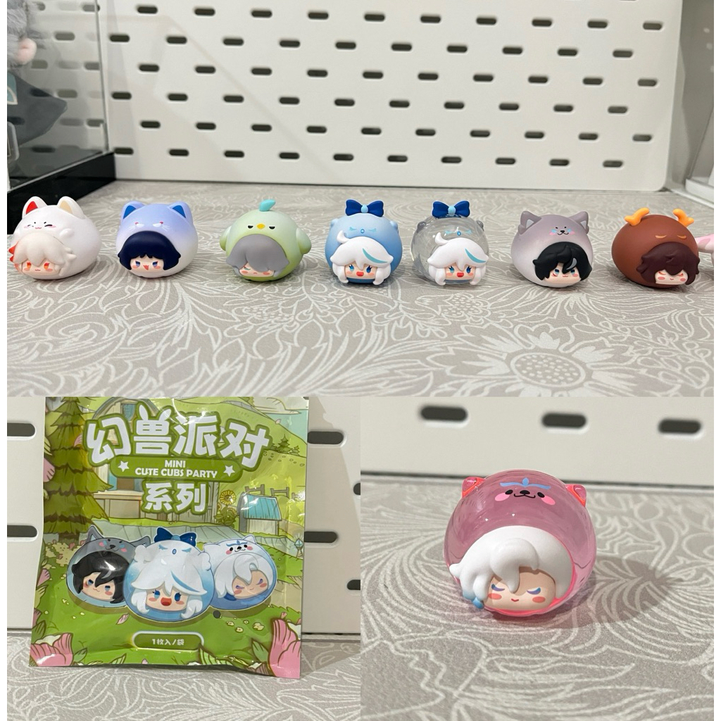 [READY] Official Genshin Impact Mini Figure Furina Figure Neuvillette Figure Wriothesley Figure Wand