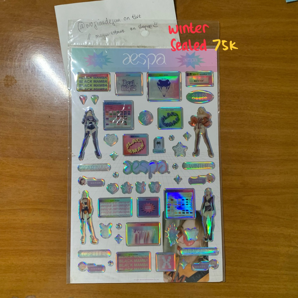 [SEALED] AESPA WINTER OFFICIAL MD EPOXY 1st EDITION