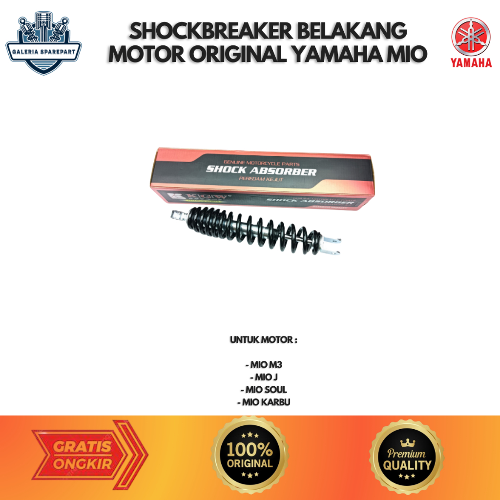 Shockbreaker Mio J / Mio M3 / Mio Soul - Skok Mio Karbu Original - Shockbreaker Belakang Mio Sporty