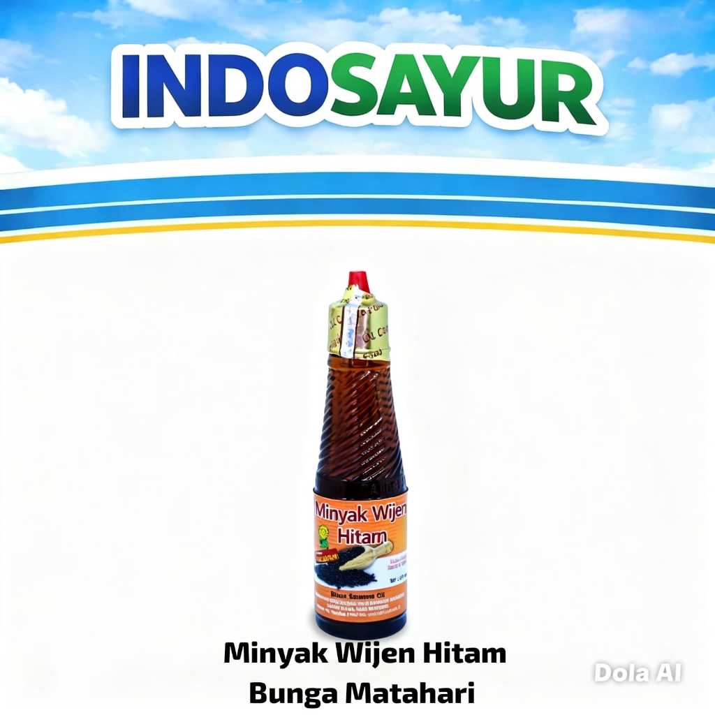 Minyak Wijen Hitam Cap Bunga Matahari 100ml