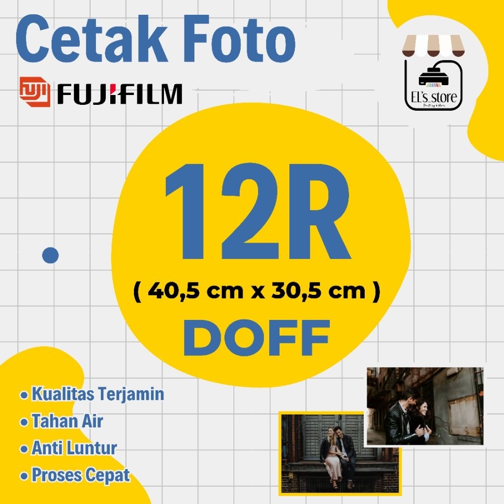 Cetak Foto 12R Doff Fujifilm 30x40cm Mesin Frontier Lab