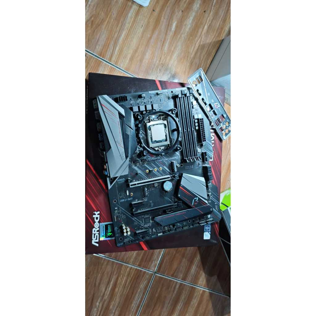 1 SET MOTHERBOARD B365 . CPU INTEL i5 9400F DAN COOLER ANTEC A400 RGB (SECOND)