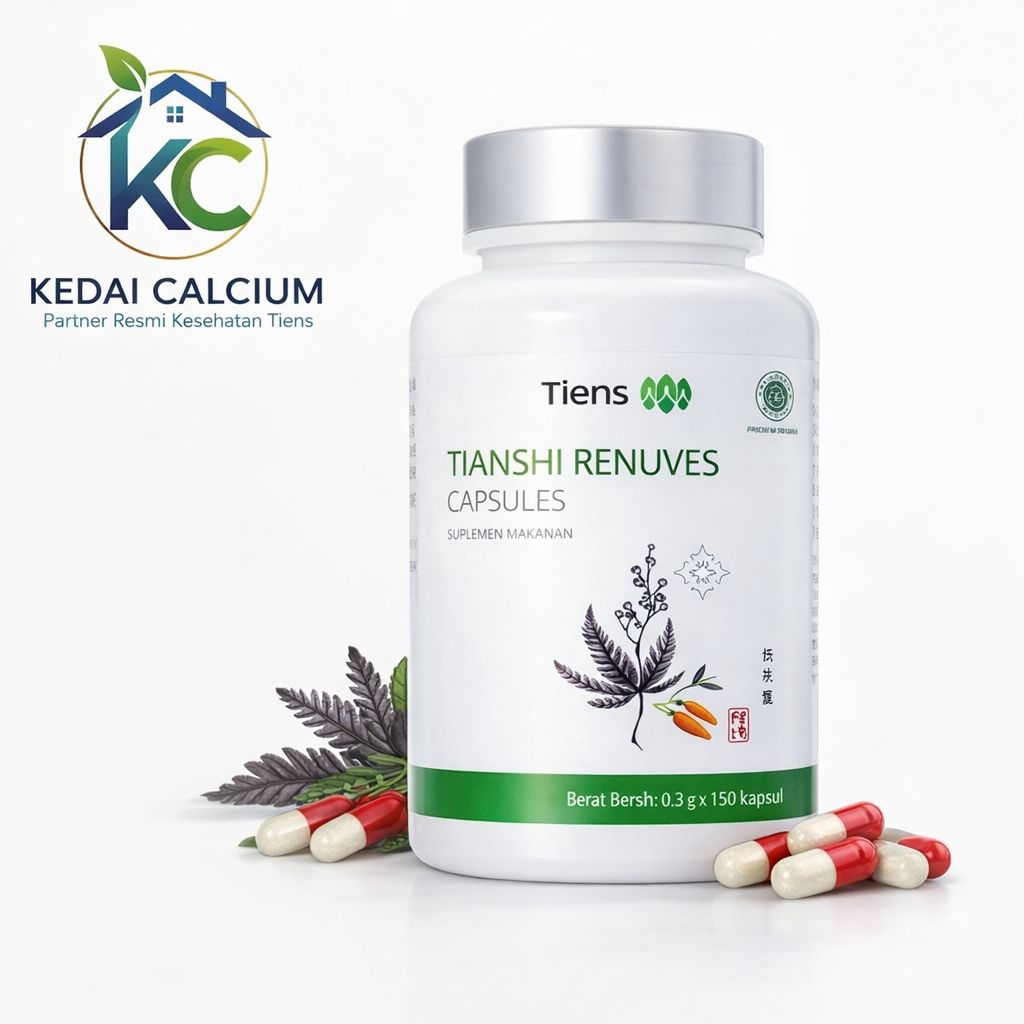 Tiens Renuves Capsules 150 Kapsul | Suplemen Herbal | BPOM Resmi