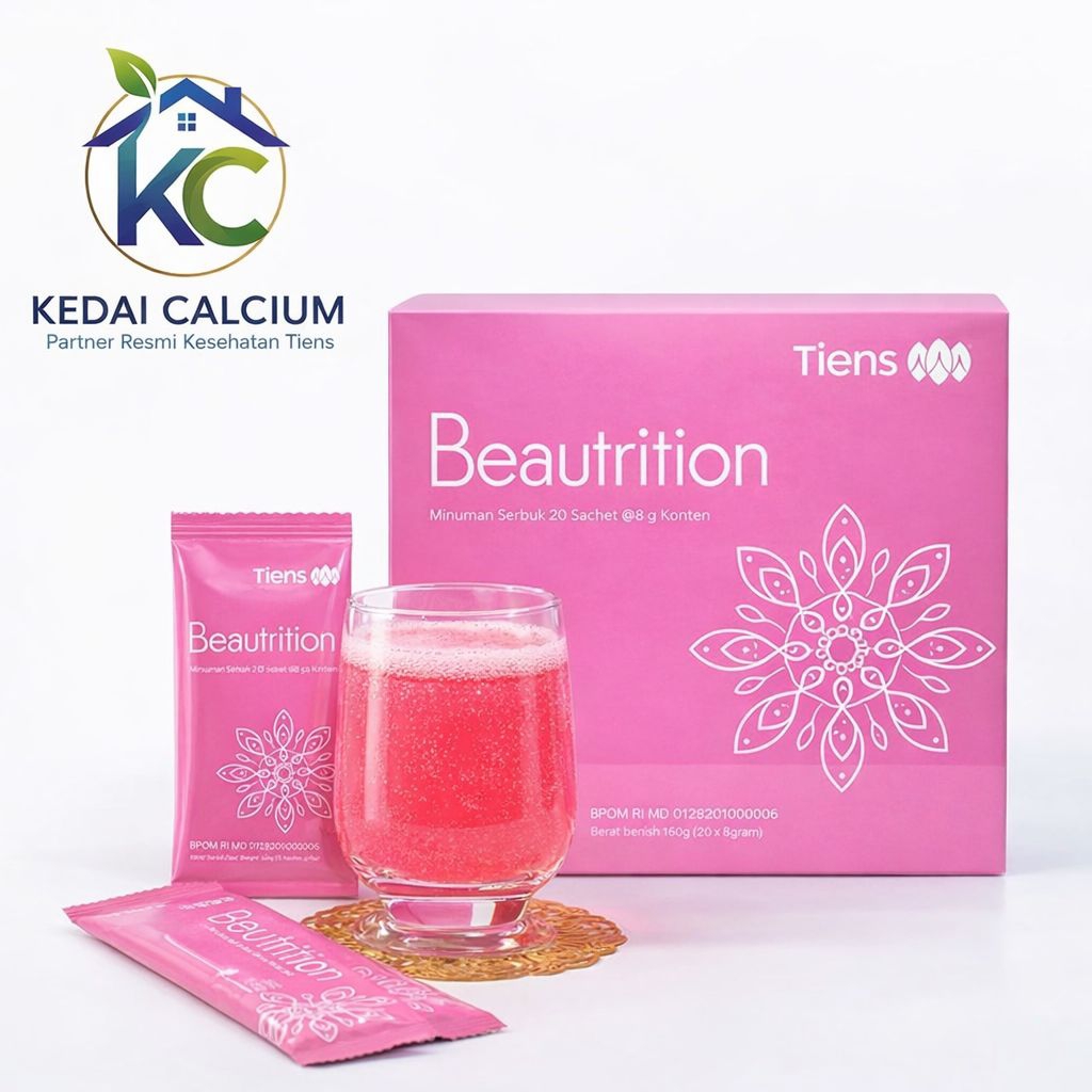Beautrition Drink Collagen Tiens | Kolagen + Vitamin C | BPOM Halal