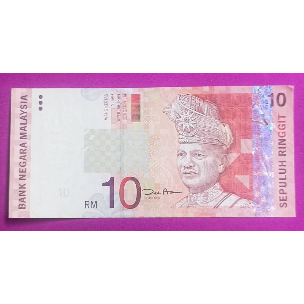 UANG MALAYSIA 10 RINGGIT