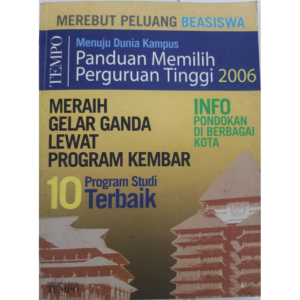 MAJALAH BUNDEL TEMPO BEKAS