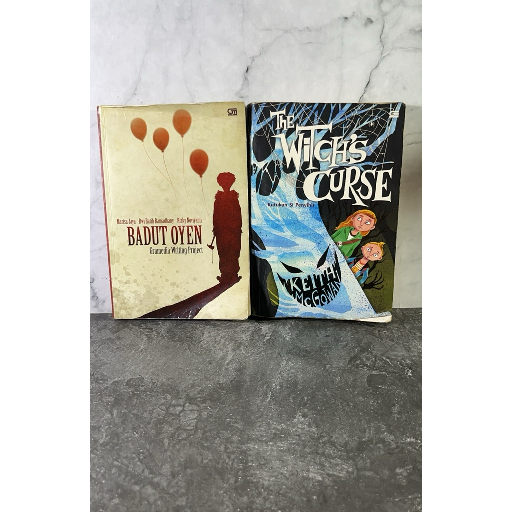 Buku / Novel (KENA AIR) Badut Oyen, The Witch’s Curse (Kutukan Si Penyihir), The Man I Should have M