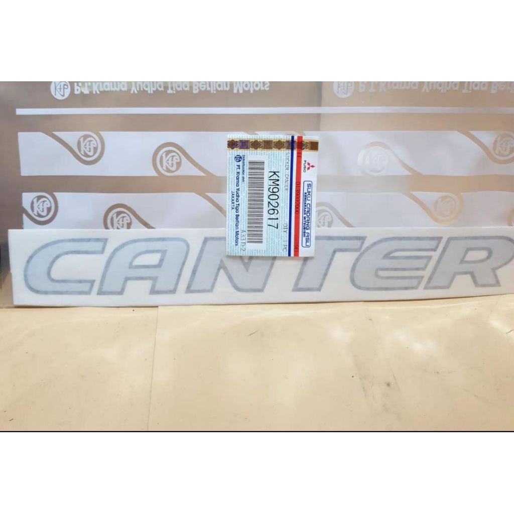STIKER / STICKER CANTER
MITSUBISHI CANTER ORIGINAL  (1 PCS)