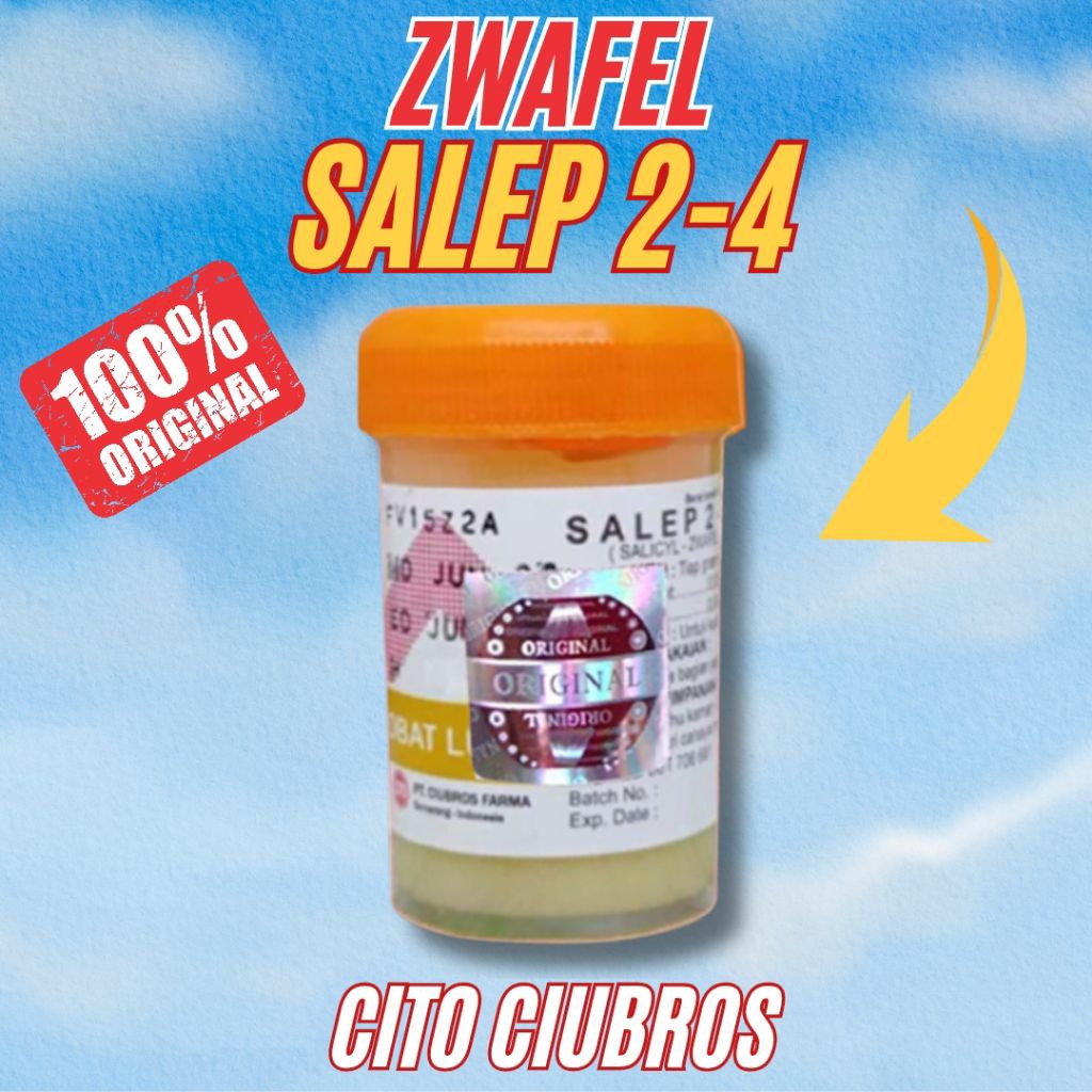 ZWAFEL SALEP 24 CITO Salep Gatal Jamur Panu Alergi Original 100%
