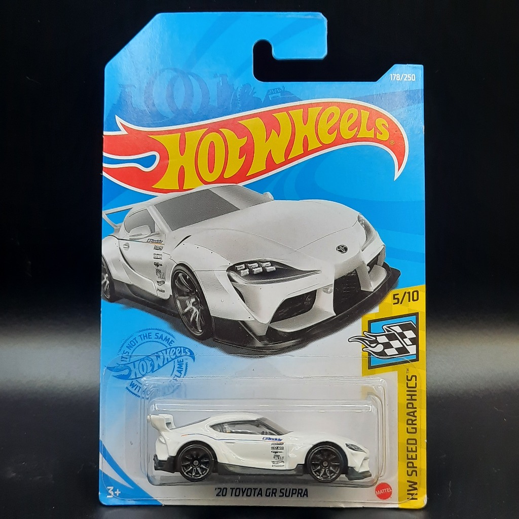 Hot Wheels 20 Toyota GR Supra Putih Soft Corner
