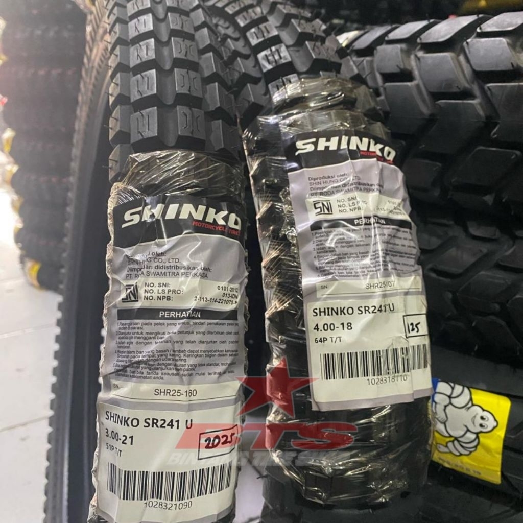 Ban Shinko SR241 300-21 & 400-18 Semi TRAIL / Vintage Scrambler / Custom