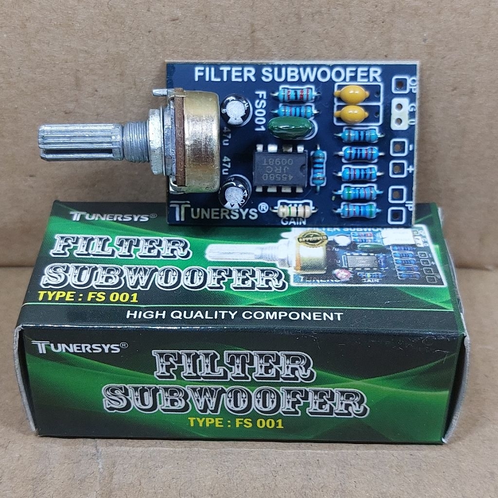 kit filter subwoofer ic 4558 TUNERSYS