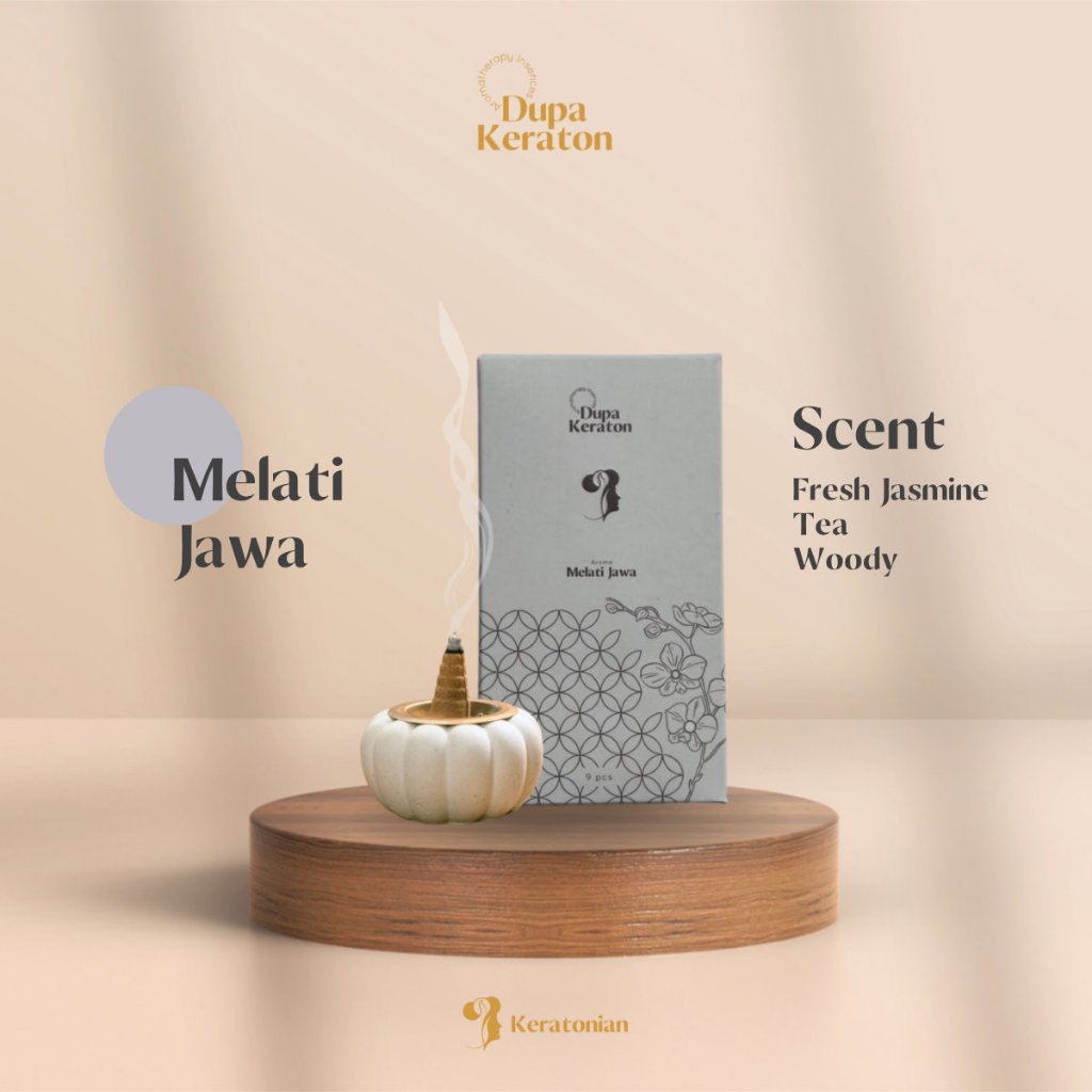 DUPA KERATON Dupa Kerucut Melati Jawa Aromaterapi Pengharum Ruangan Hio Bukhur