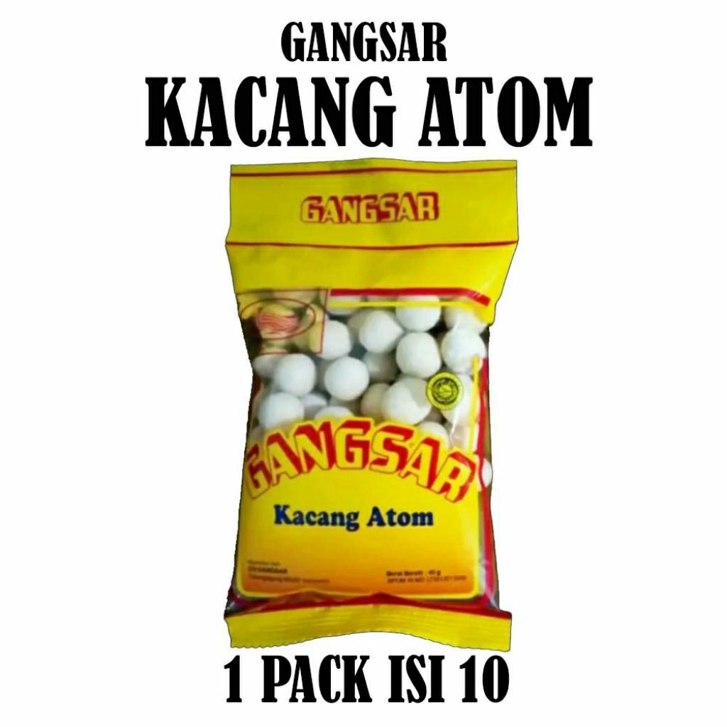 SANGHAI GANGSAR KACANG GANGSAR ISI 10 PCS