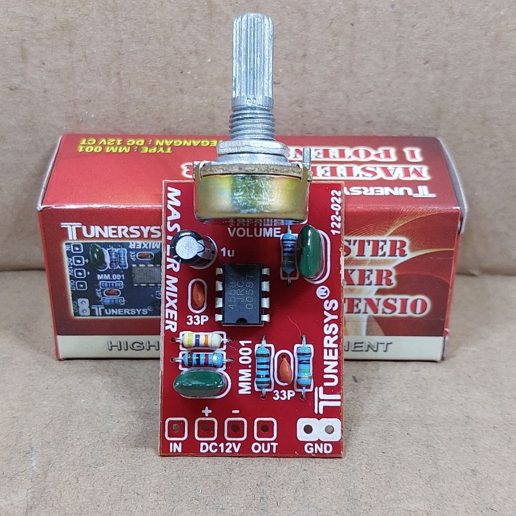 kit master mixer 1 potensio ic 4558 product by TUNERSYS