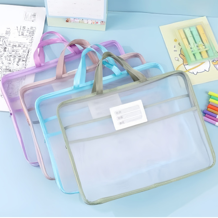 ST005 Tas Dokumen A4 Besar Map Dokumen File Folder Kapasitas Besar Tas Penyimpanan Serbaguna