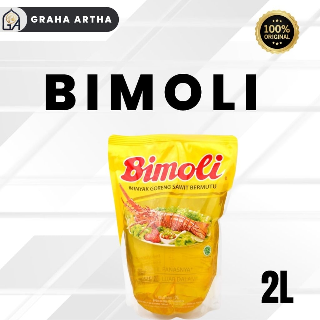Minyak Goreng Bimoli 2 Ltr/Bimoli Minyak Goreng 2 Liter Clasic Refill/Bimoli Minyak Goreng Klasik 2 