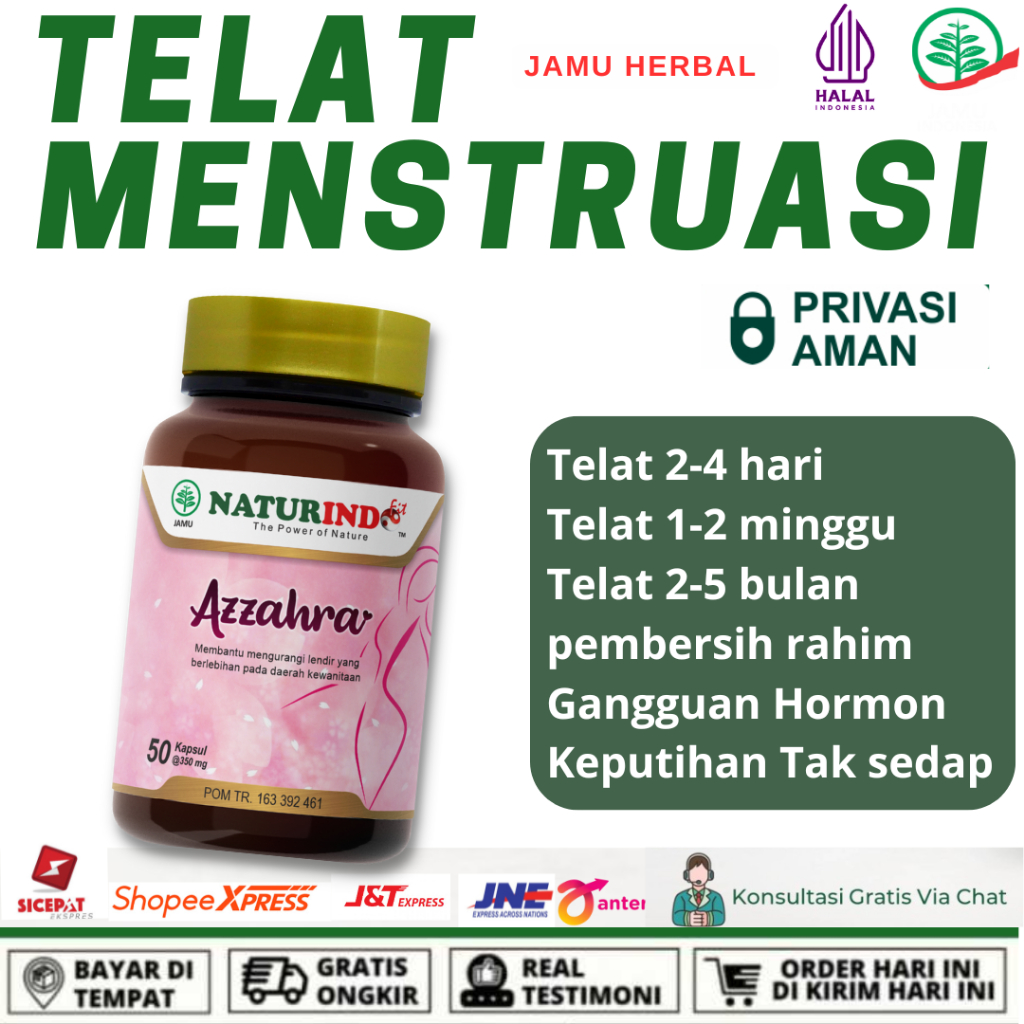 Obat telat haid tidak teratur telat 1 2 3 4 Bulan haid obat pelancar haid telat 1-3 Minggu jamu herb