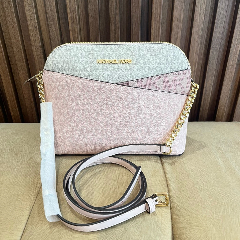 MK Jet Set Dome crossbody pink multi no pricetag SALE