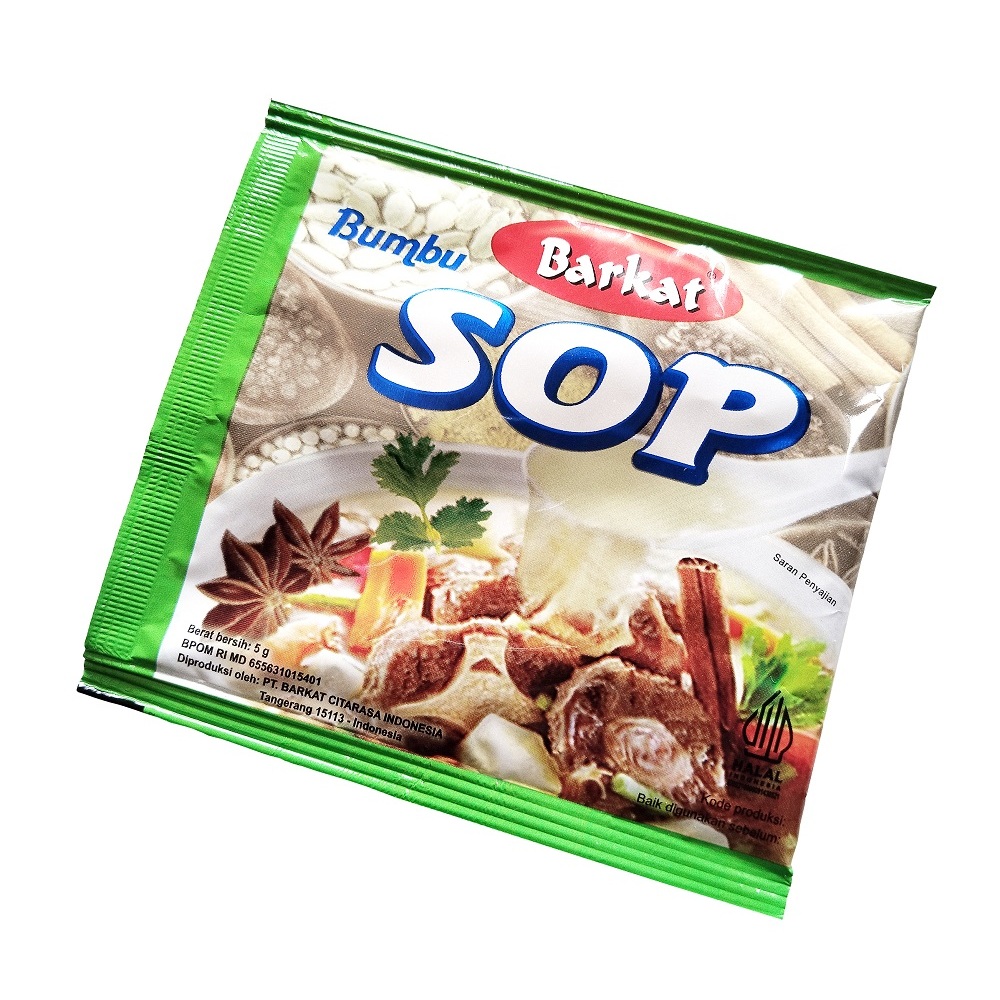 BUMBU SOP Barkat - 5g | Bumbu Sop Khas Minang Asli Padang