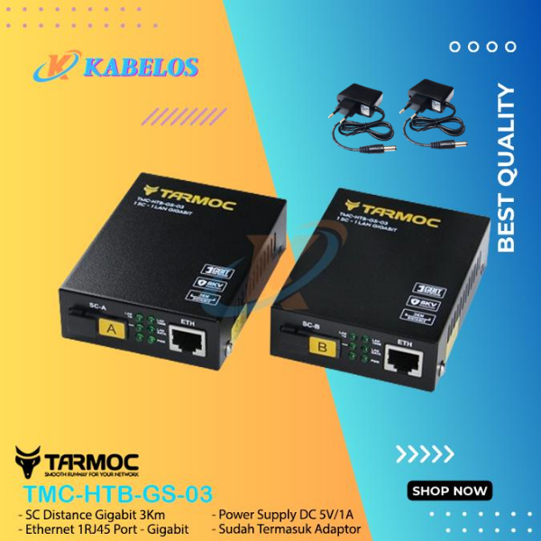 Tarmoc Media Converter HTB GS03 Gigabit | TMC-HTB-GS-03 ( Bukan HTB Netlink )