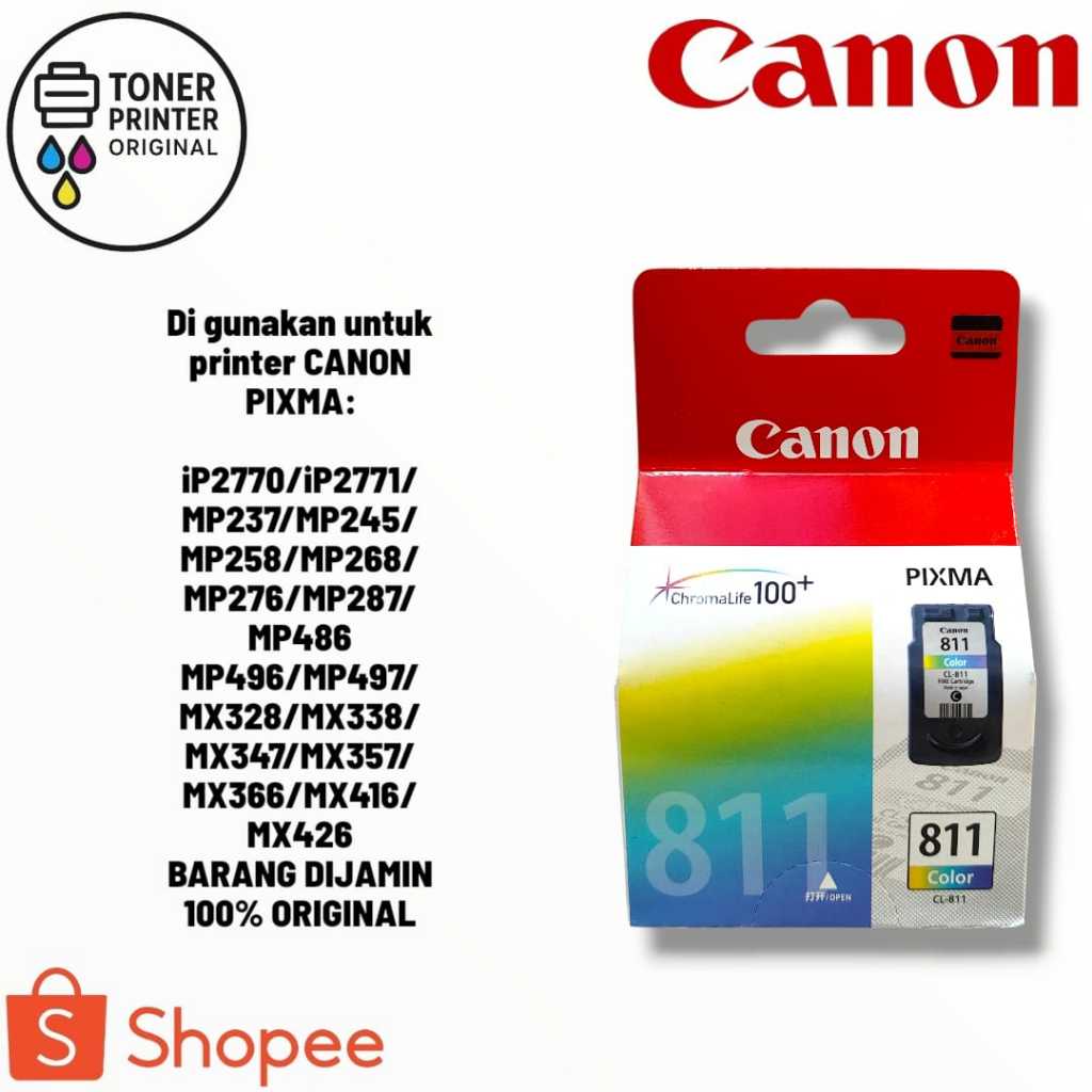 Tinta Canon 811  Tinta Cartridge Canon 811  Tinta Printer Canon 811 Original