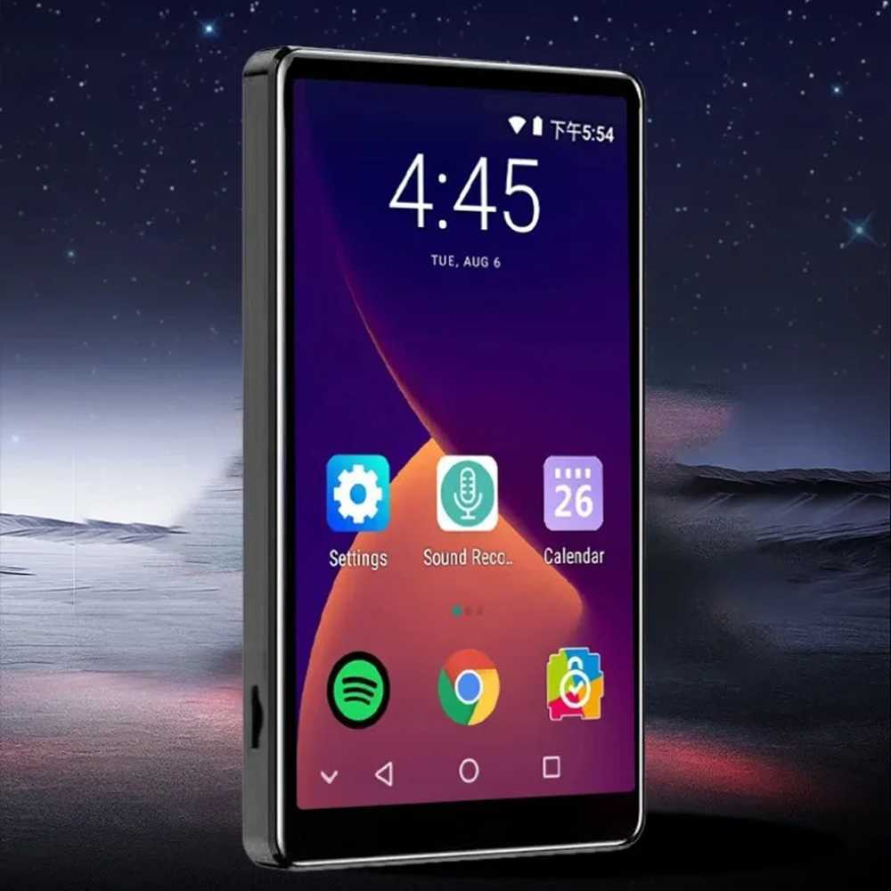 MP3 Digital Audio Player Bluetooth Android 8.1 MP4 4 Inch