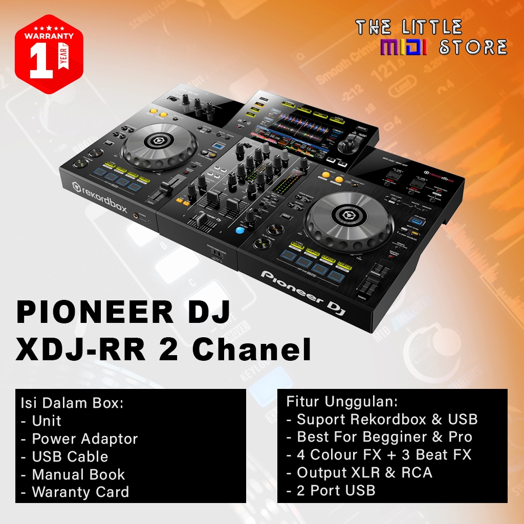 Pioneer DJ XDJ-RR XDJ RR XDJRR | DJ Controller DJ System Suport USB Recordbox