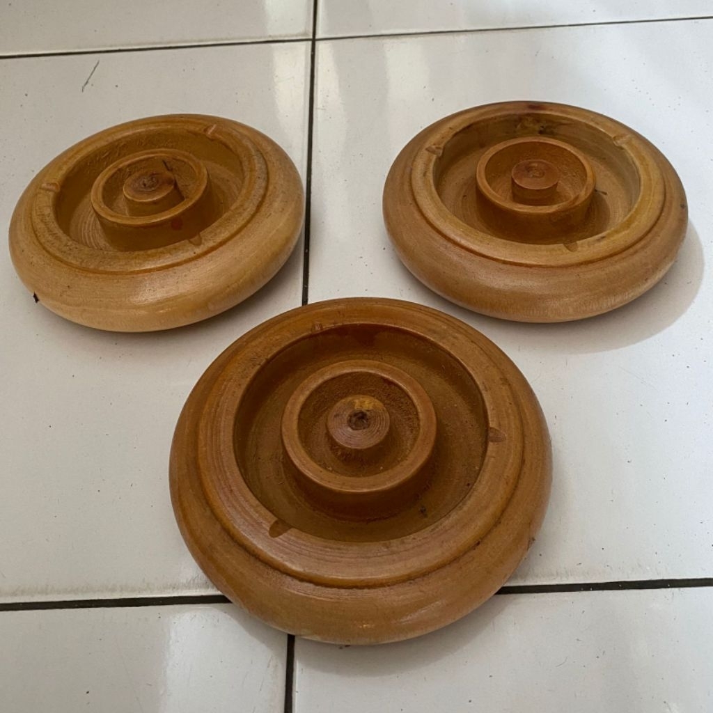 ASBAK KAYU POLOS/ ASBAK KAYU MURAH / SOUVENIR KERAJINAN KAYU ASBAK