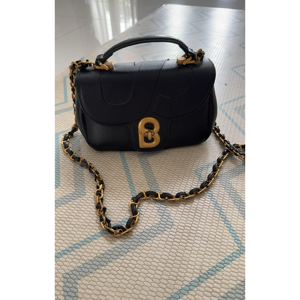Preloved Alma Bag Black - preloved buttonscarves bag tas