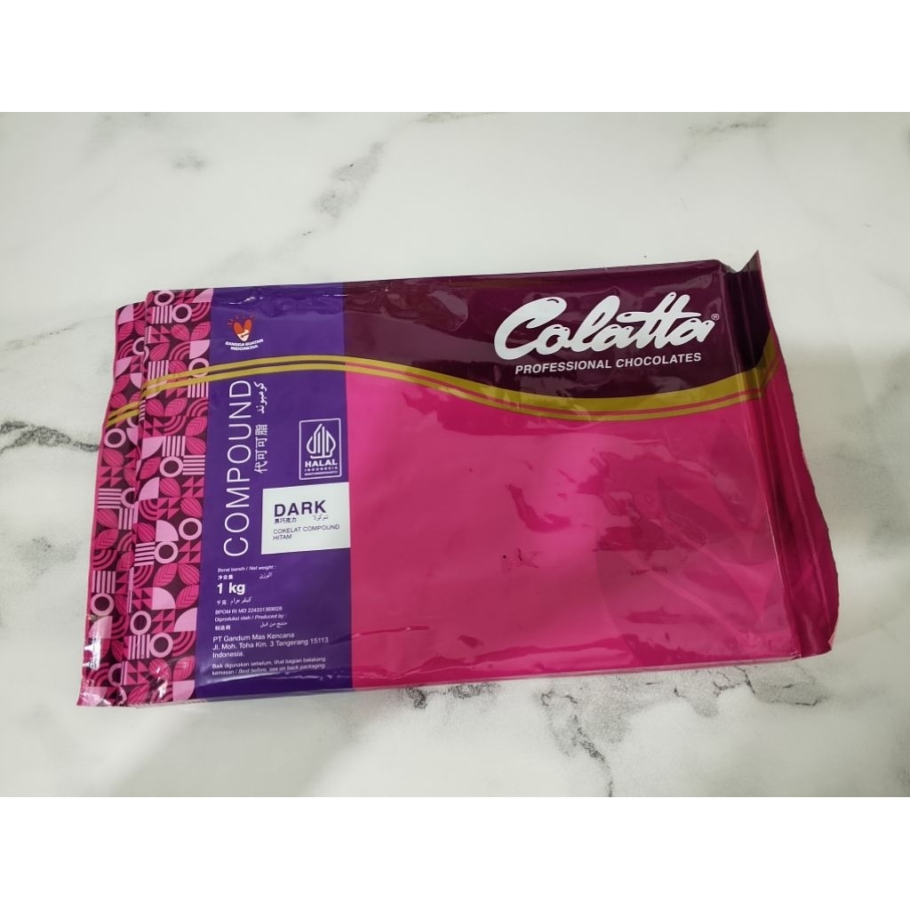 COKLAT COMPOUND COLATTA 1KG / COLATTA COKLAT COMPOUND DARK 1KG